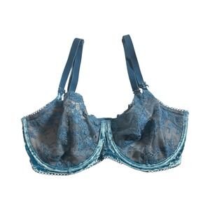 Victoria's Secret Bra 36DDD Dream Angels Push-up Without Padding blue
